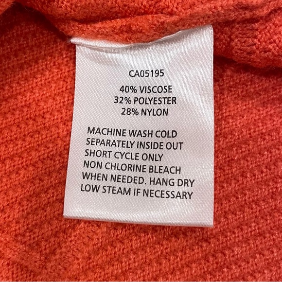 NWT PICADILLY Textured Tunic Sweater Size Large Lightweight - Persimmon - Picture 16 of 16